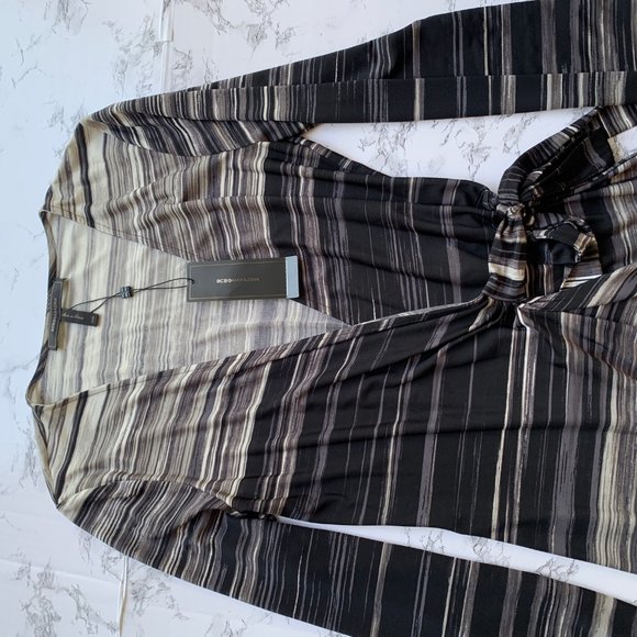 BCBGMaxAzria Striped Midi Dress - Picture 4 of 8